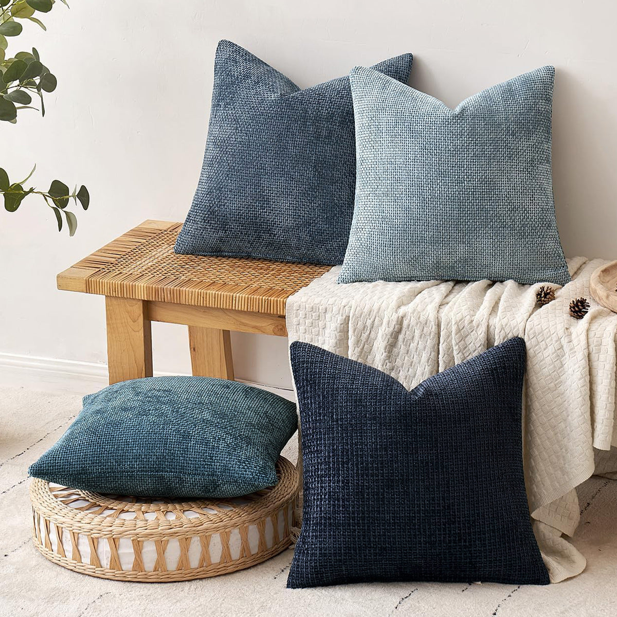 Chenille Plain Pillowcase