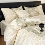 Beige Vintage Comforter Set