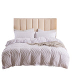 Tufted Bohemian Bedding Set with 1 Comforter,  2 Pillowcases
