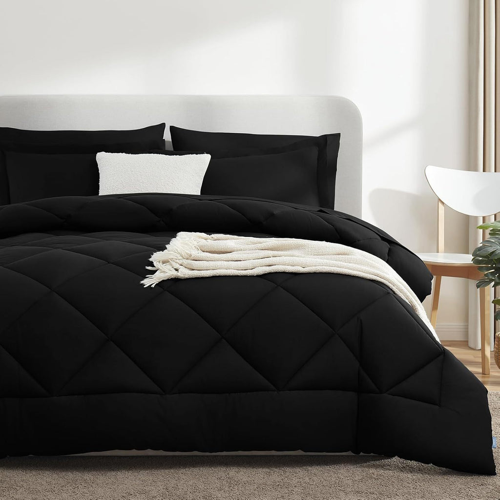 Diamond Pattern Quilt Cover Three-Piece Set