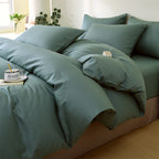 Solid Color Cotton Sheet Set