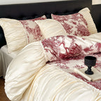 Beige Vintage Comforter Set