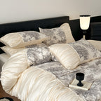 Beige Vintage Comforter Set