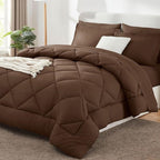 Diamond Pattern Quilt Cover Three-Piece Set