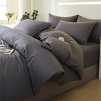 Solid Color Cotton Sheet Set