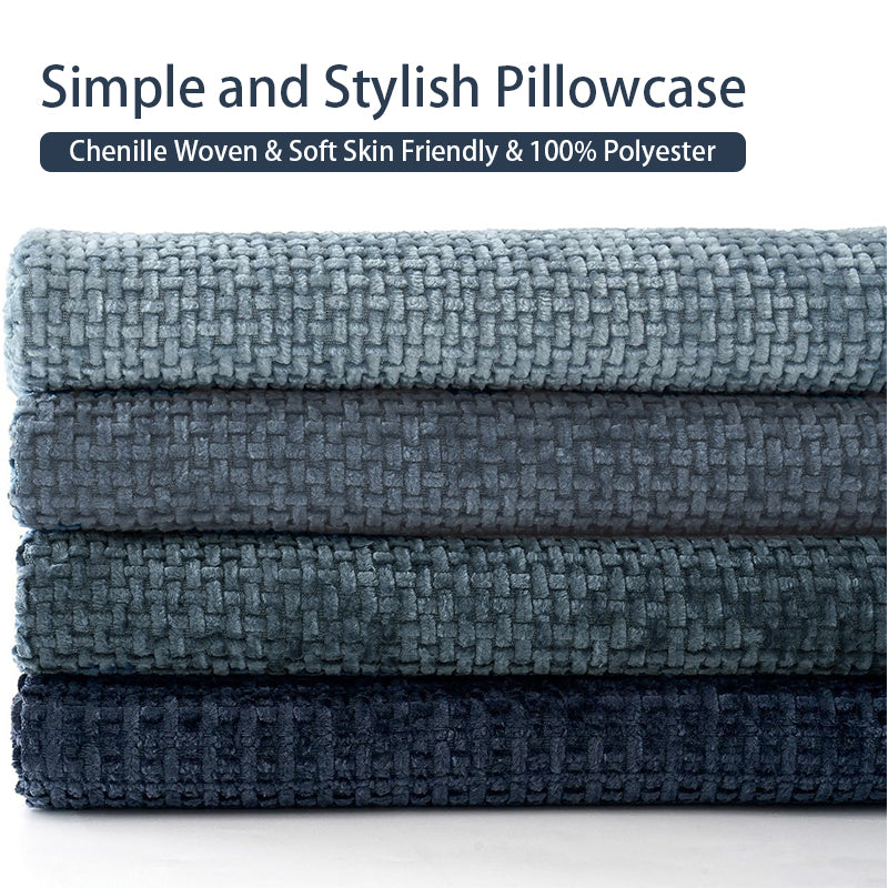 Chenille Plain Pillowcase
