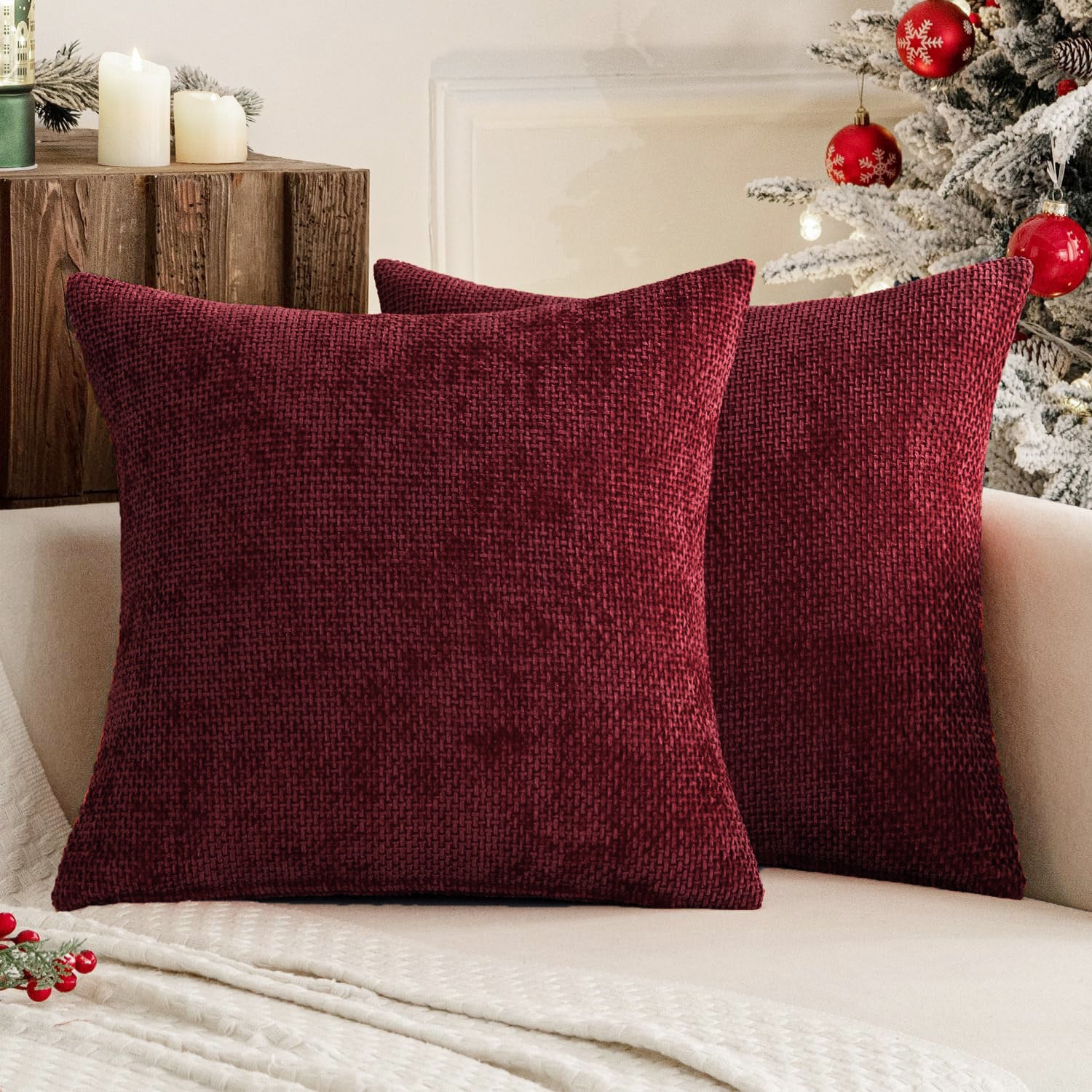 Chenille Plain Pillowcase