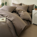 Solid Color Cotton Sheet Set