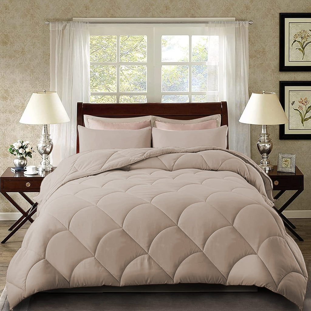 Diamond Pattern Quilt Cover Three-Piece Set