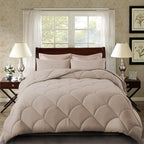Diamond Pattern Quilt Cover Three-Piece Set
