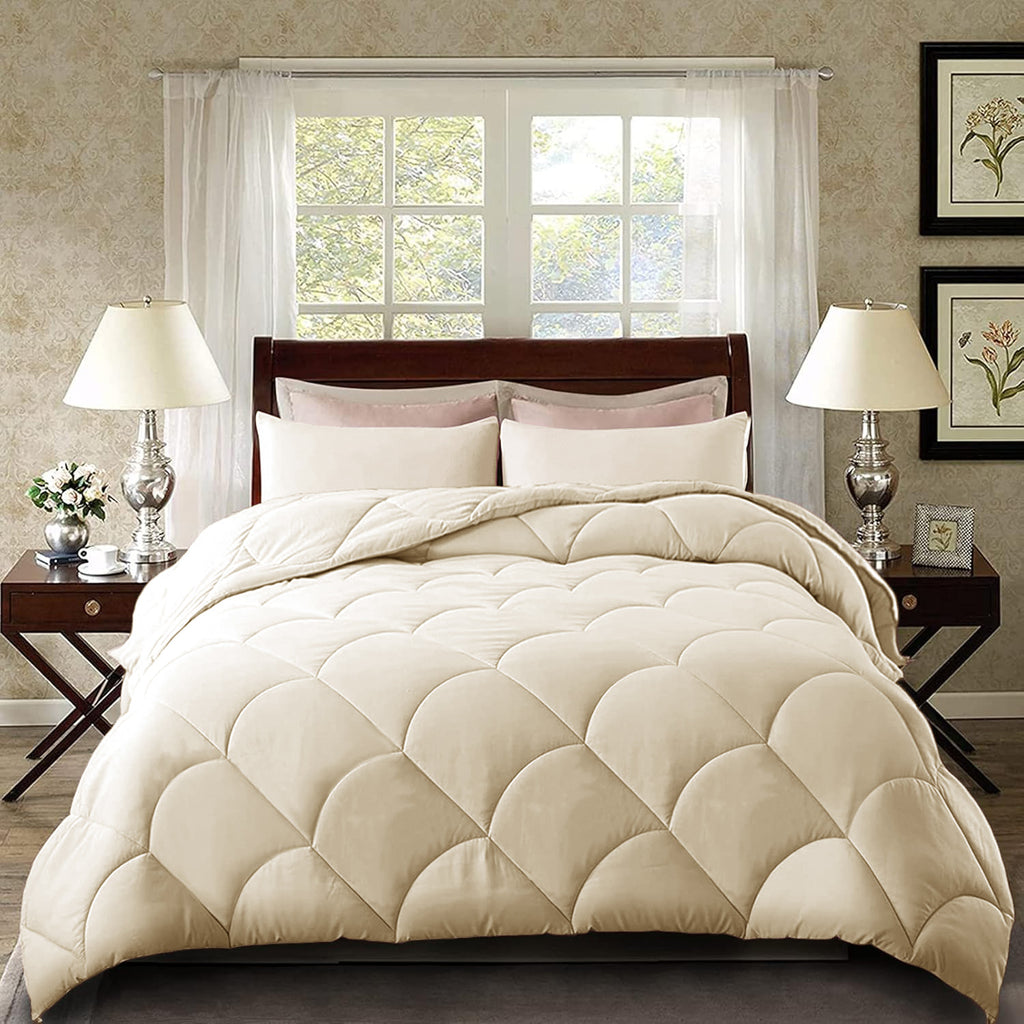 Diamond Pattern Quilt Cover Three-Piece Set