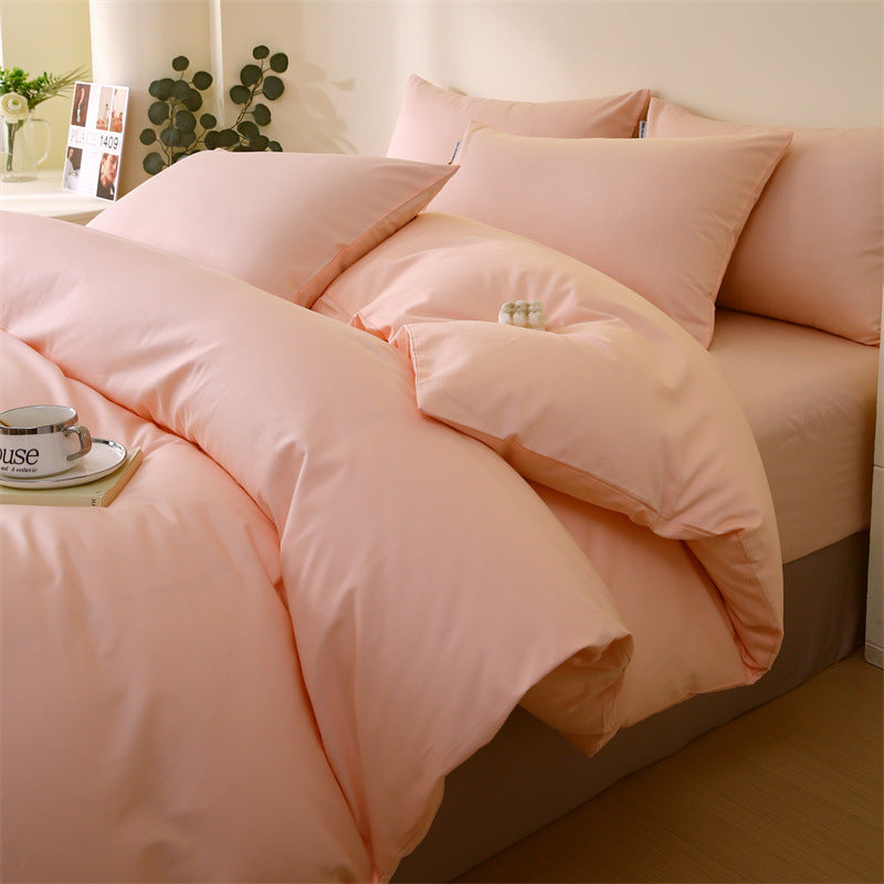 Solid Color Cotton Sheet Set
