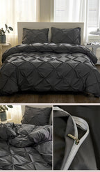 Pintuck 3-piece Bedding Set