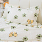Floral Cotton Bedding Set Four Piece Suit