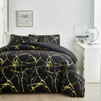 Gilded Marble Pattern Duvet Set