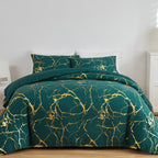 Gilded Marble Pattern Duvet Set