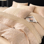 Floral Embroidery Polyester Bedding Set