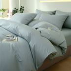 Solid Color Cotton Sheet Set