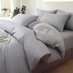 Solid Color Cotton Sheet Set